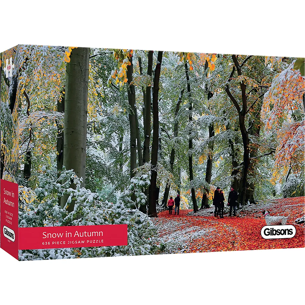Gibsons Puzzle Panorama Schnee im Herbst - 636 Teile