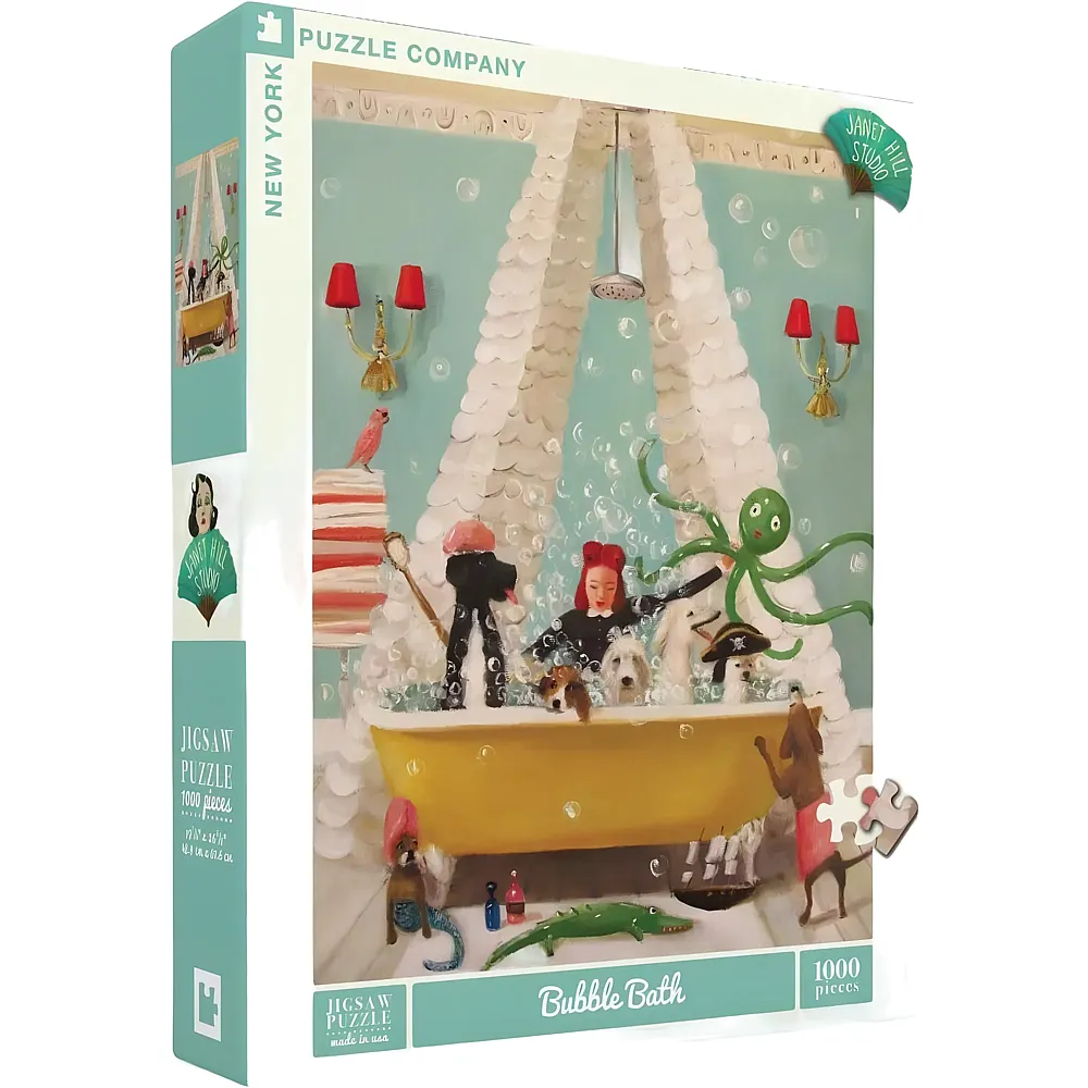 New York Puzzle Company Bubble Bath 1000Teile
