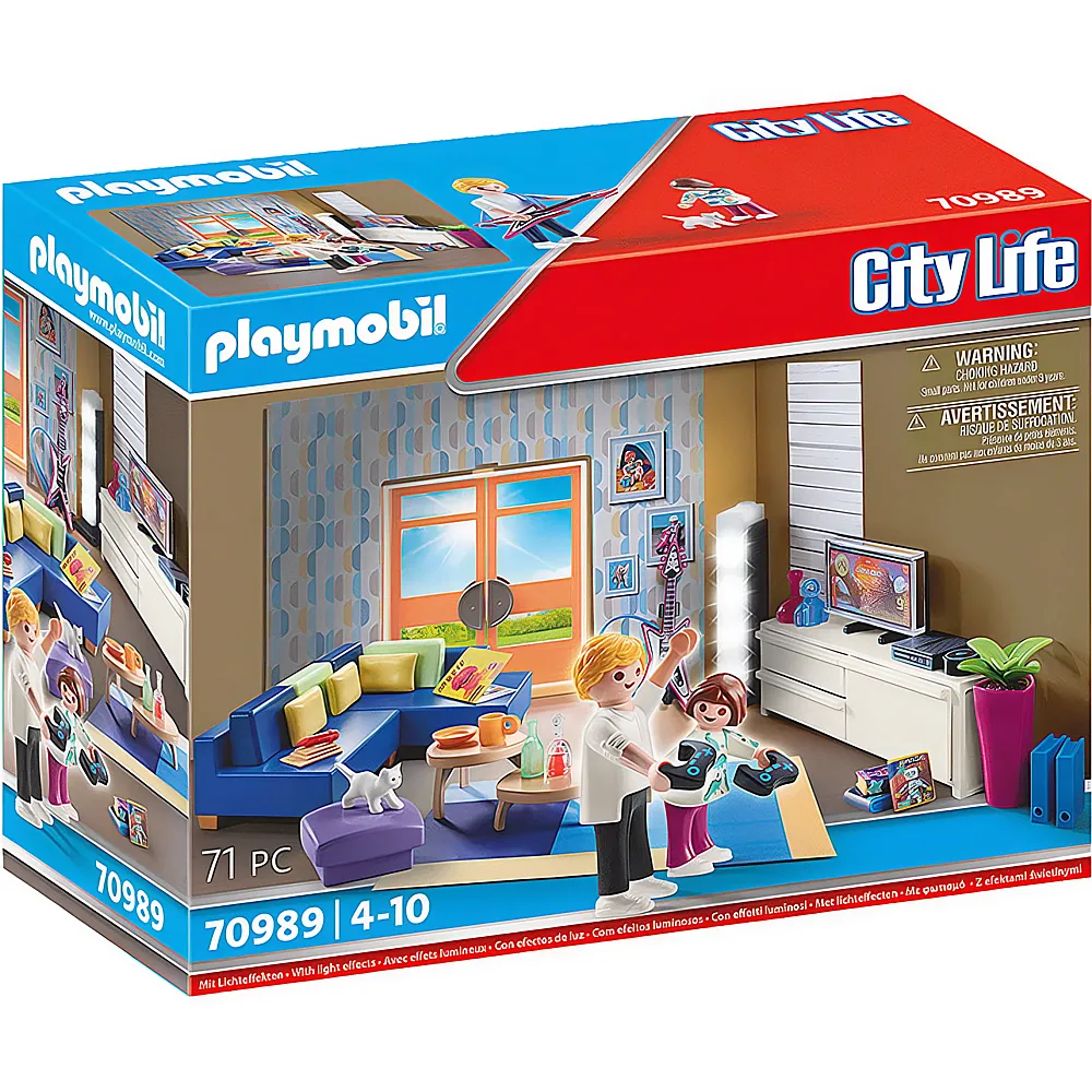 PLAYMOBIL City Life Wohnzimmer 70989