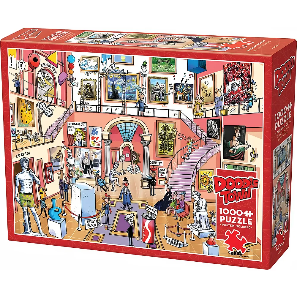 Cobble Hill Puzzle DoodleTown Museum Mischief - 1000 Teile