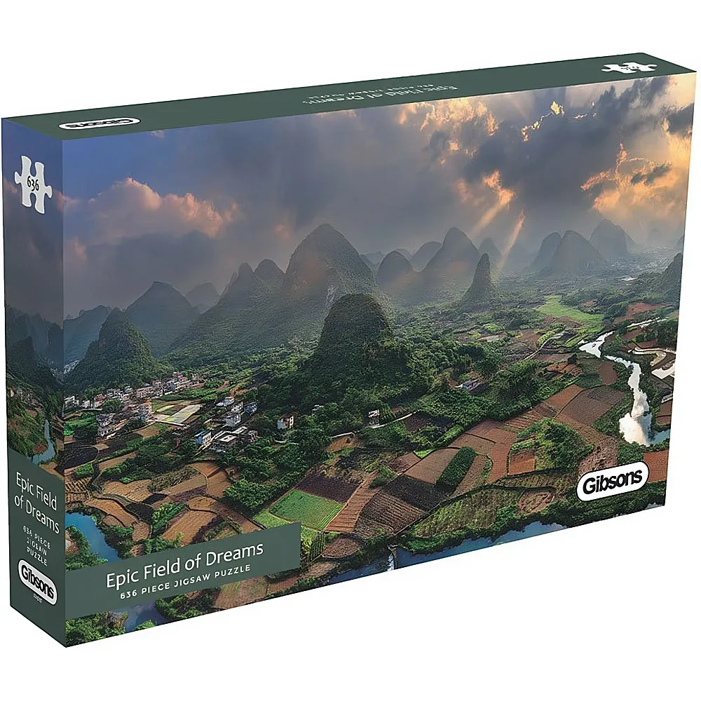 Gibsons Puzzle Panorama Epic Field of Dreams 636Teile