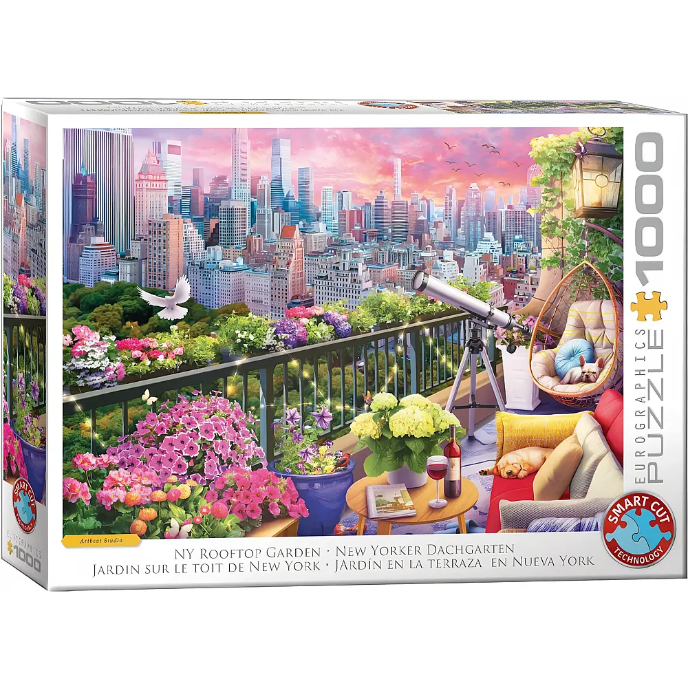 Eurographics Puzzle New-Yorker Dachgarten - 1000 Teile