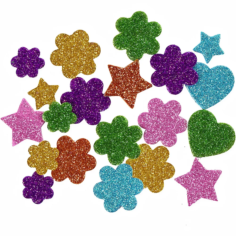 Creativ Company Foamforms Glitzer - 100 Teile - Marken