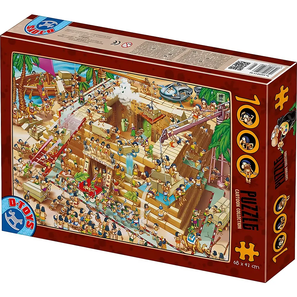 DToys Puzzle Cartoon Collection Pyramiden in �gypten - 1000 Teile