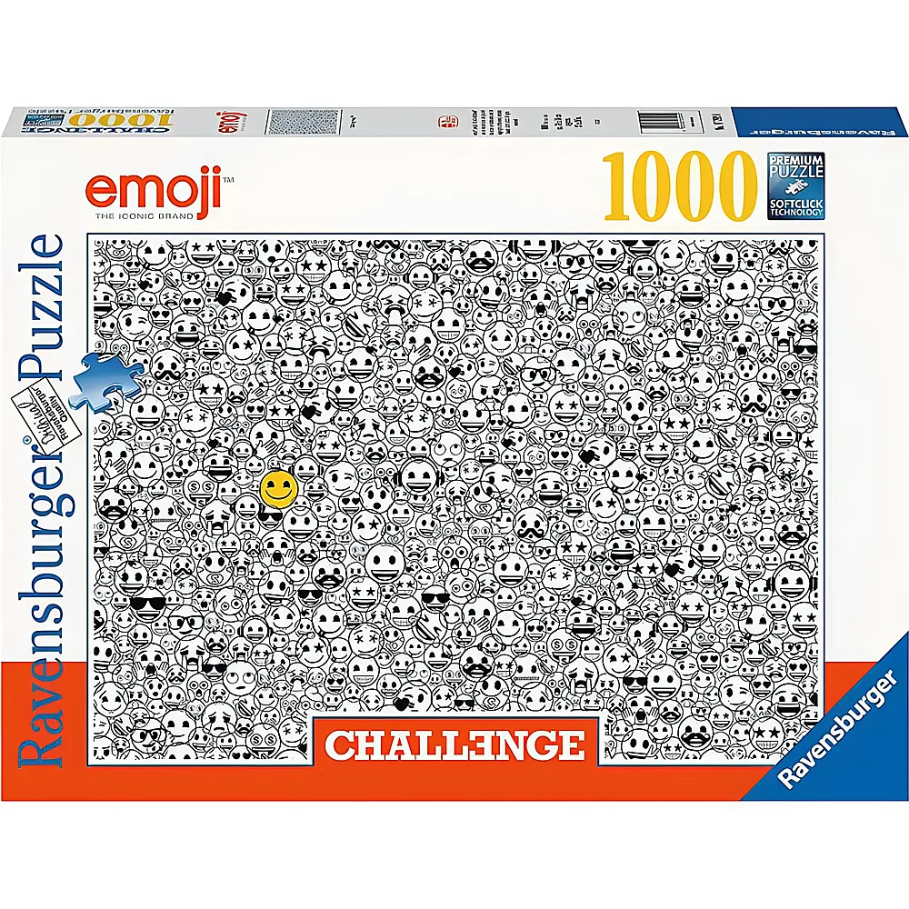 Ravensburger Puzzle Emoji Challenge 1000Teile