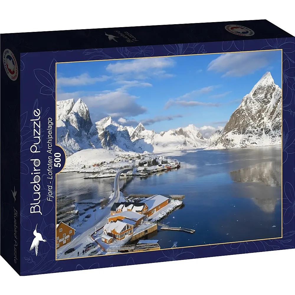 Bluebird Puzzle Fjord - Archipel der Lofoten 500Teile