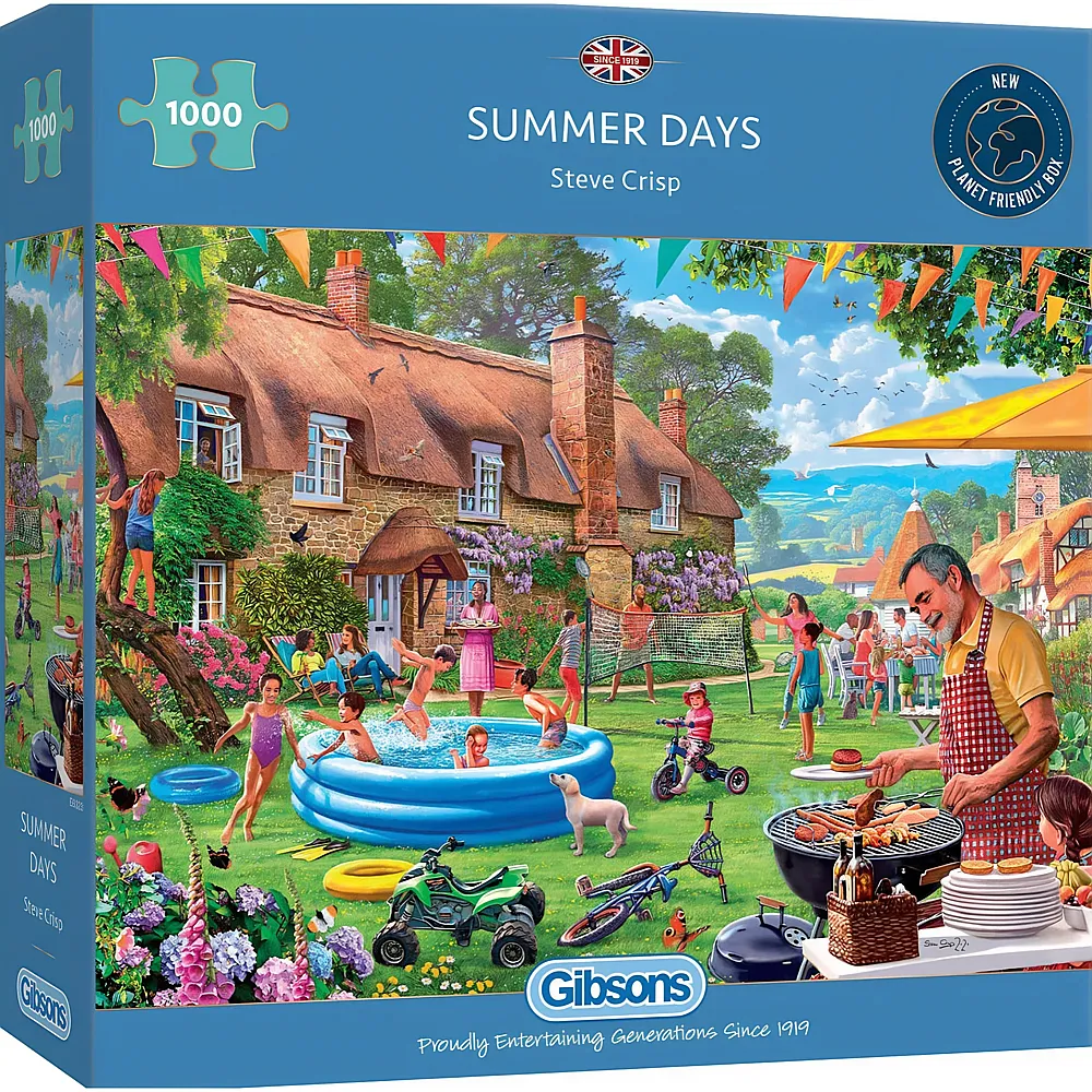 Gibsons Puzzle Steve Crisp Summer Days - 1000 Teile