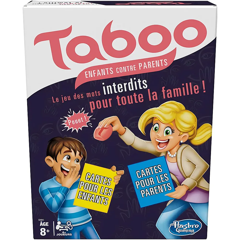 Hasbro Gaming Taboo - Enfants contre Parents - Franais