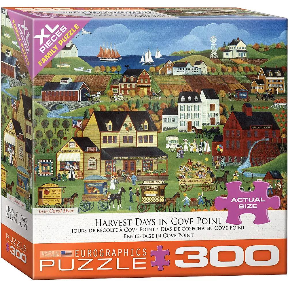 Eurographics Puzzle Harvest Days - 300 Teile - Puzzle 105-300 Teile
