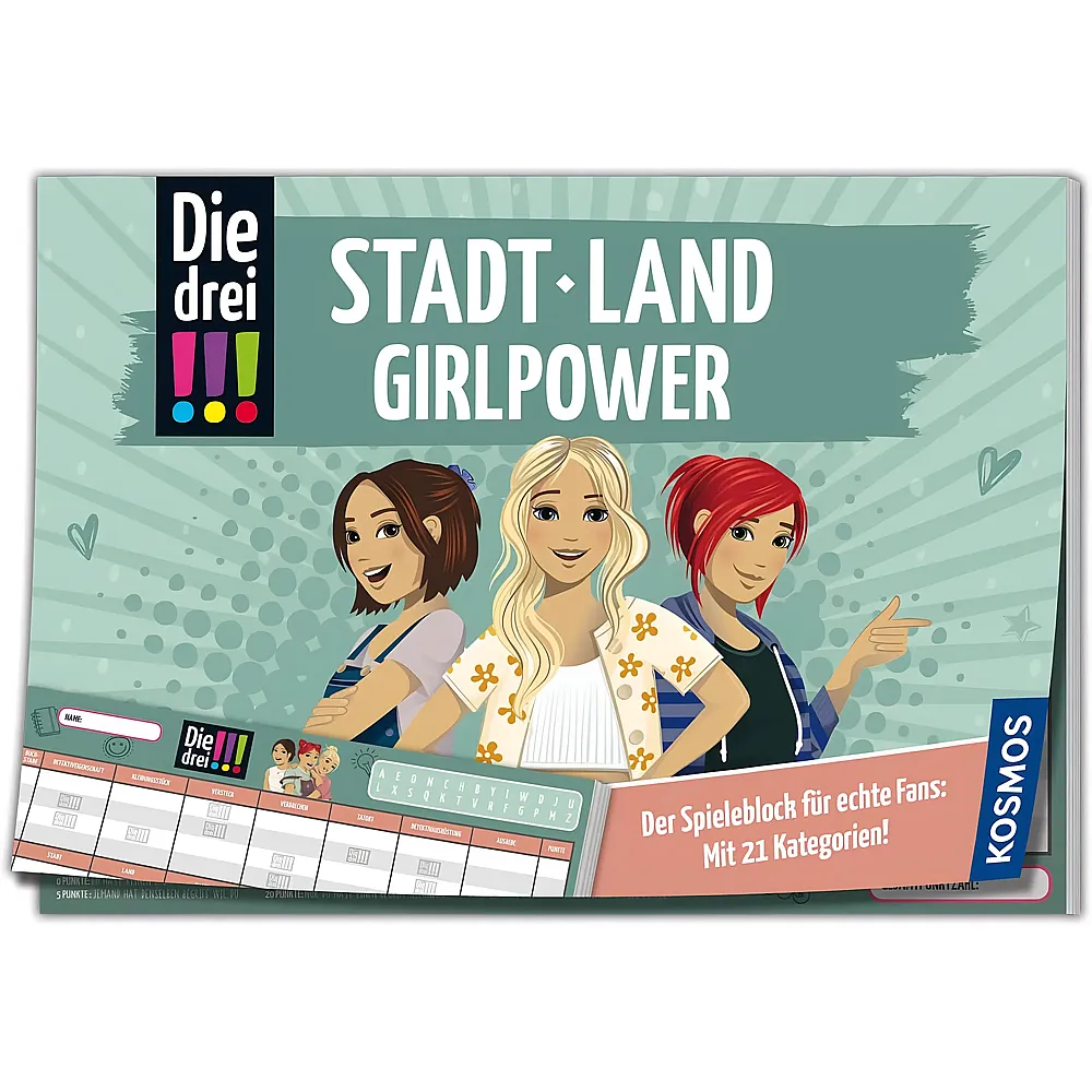 Kosmos Die drei  Stadt Land Girlpower