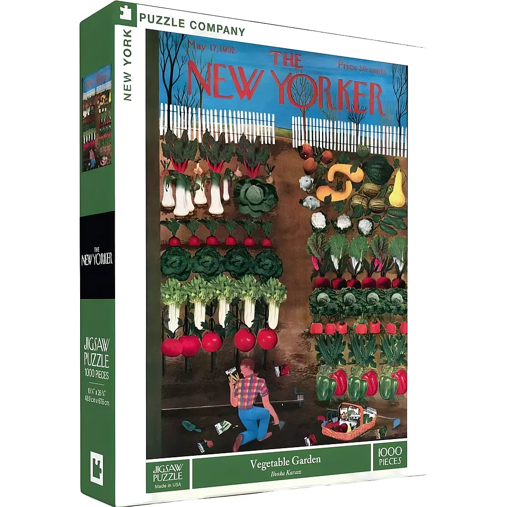 New York Puzzle Company The New Yorker - Vegetable Garden - 1000 Teile