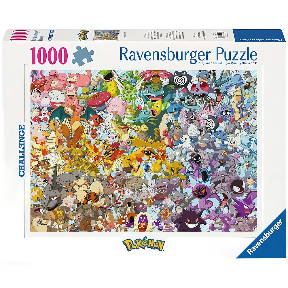 Ravensburger Puzzle Challenge Pok�mon 1000Teile