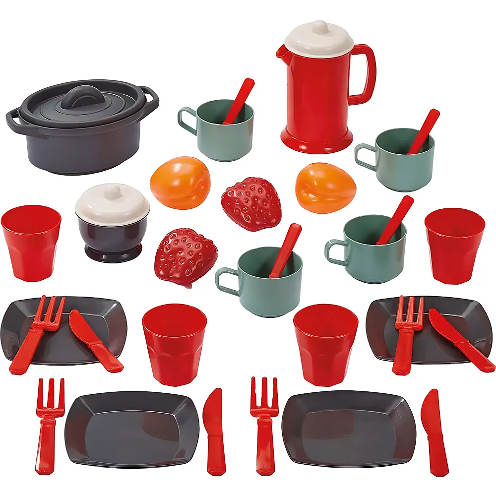Ecoiffier 100% Chef Spiellebensmittel 34Teile