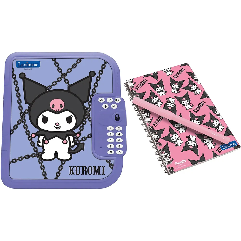 Lexibook Kuromi Secret Safe Electronic Diary - Marques