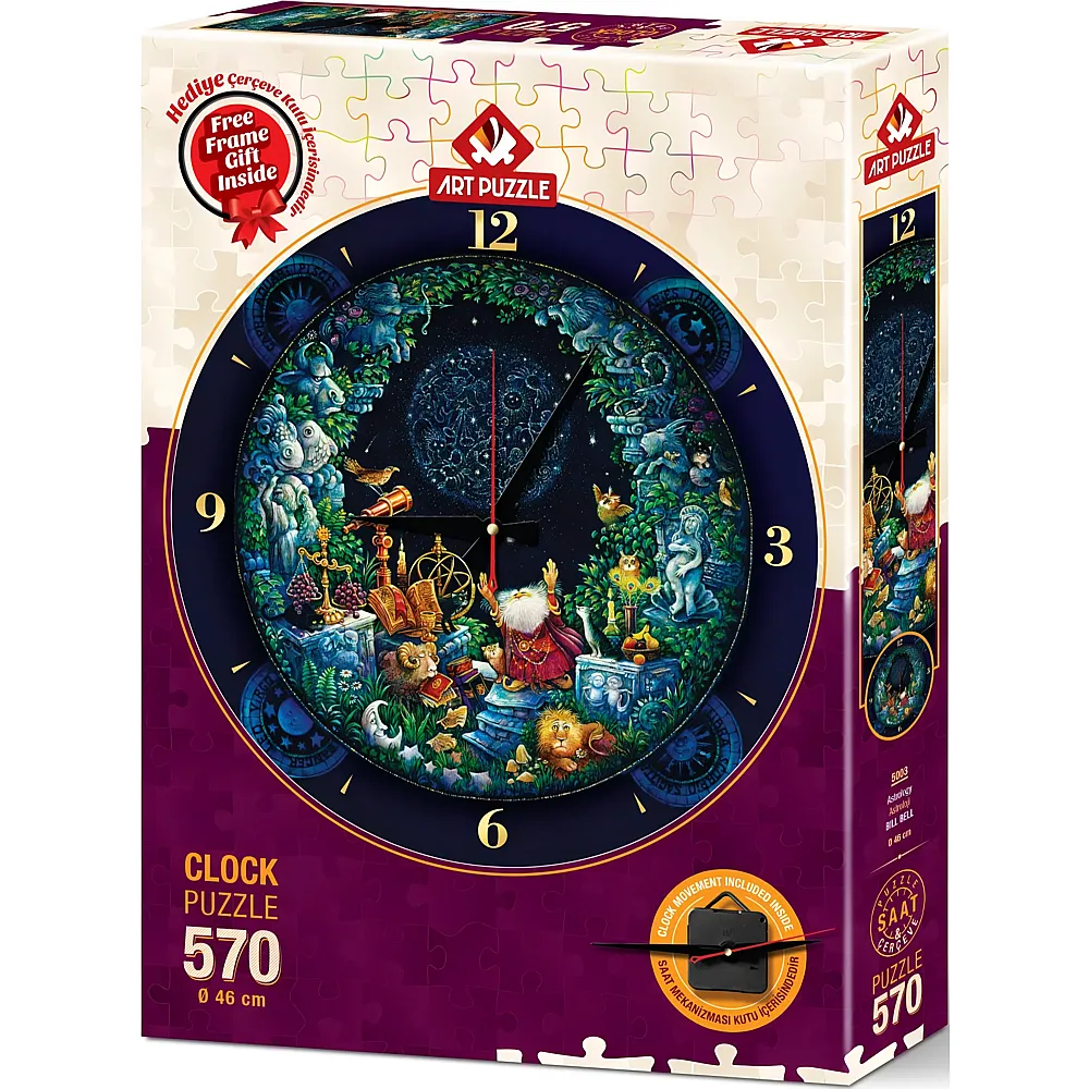 Art Puzzle Puzzle-Uhr - Astrologie 570Teile