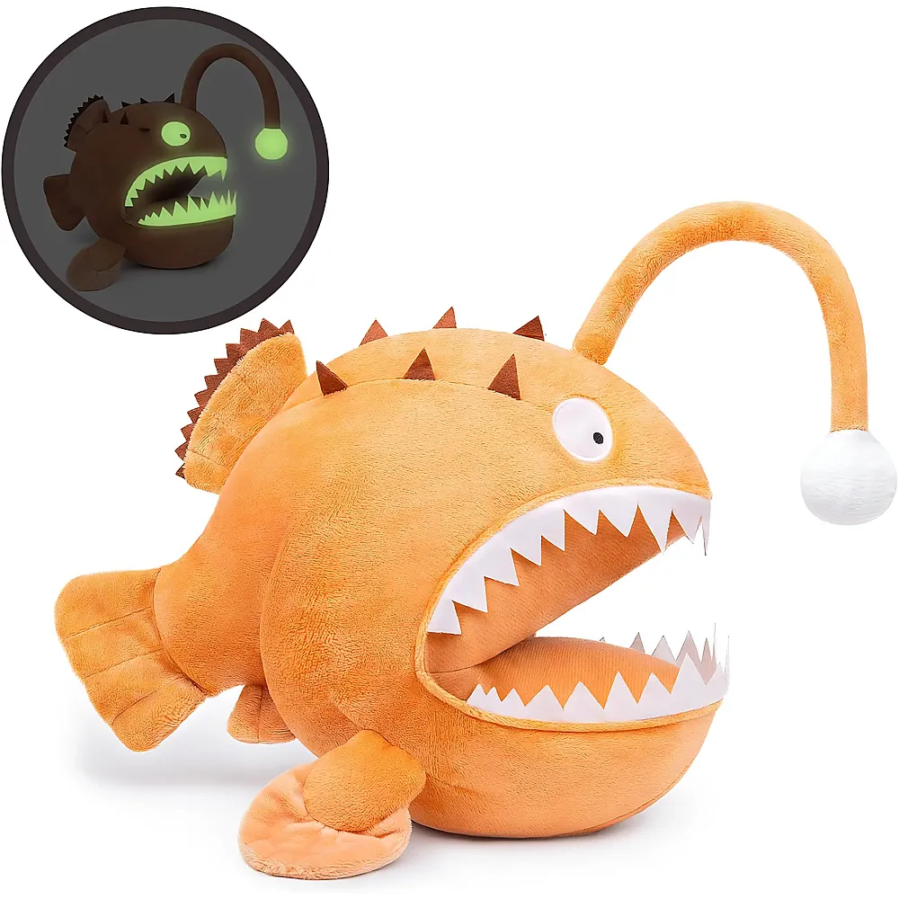 Tiny Heart Seeteufel Glow-in-the-Dark - 36 cm | Meerestiere Pl�sch