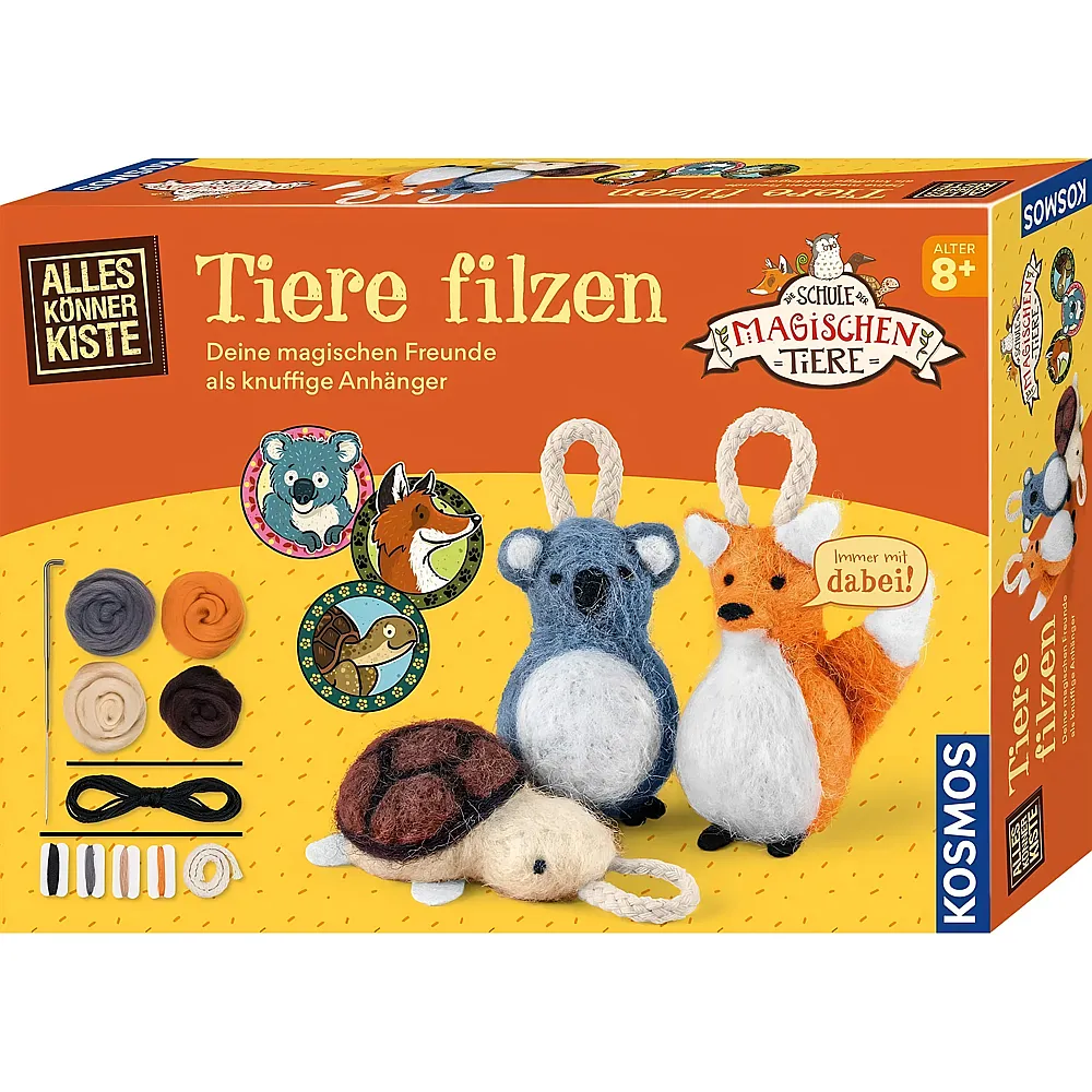Kosmos Alles K�nner Kiste Die Schule der magischen Tiere Tiere filzen