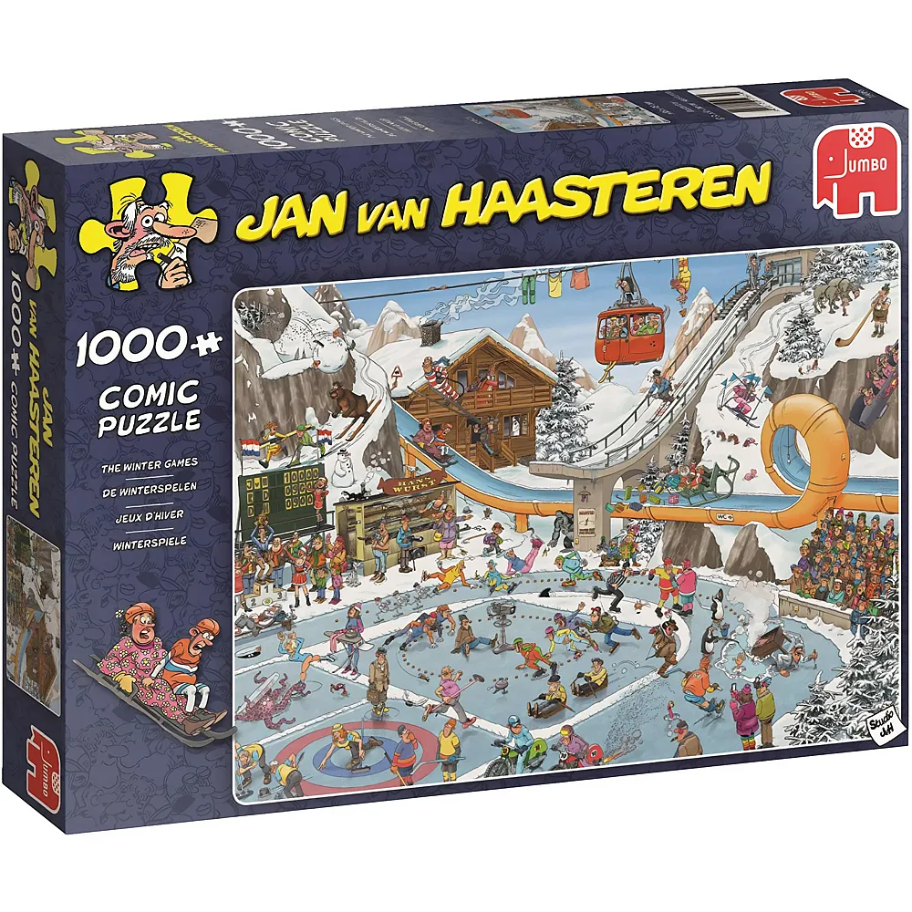 Jumbo Puzzle Jan van Haasteren Winterspiele 1000Teile