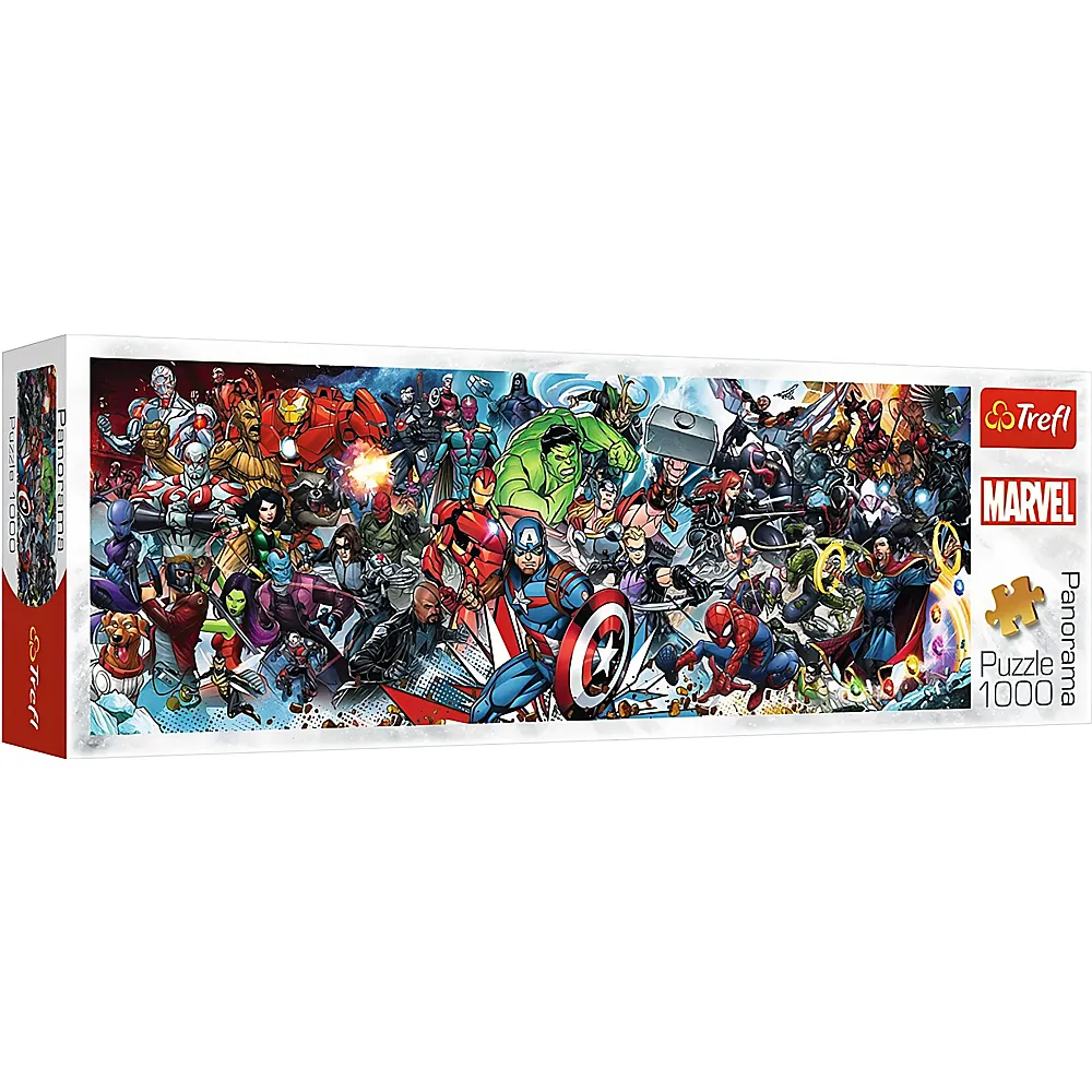 Trefl Puzzle Panorama Avengers Join the Marvel Universe 1000Teile | Puzzle 1000 Teile