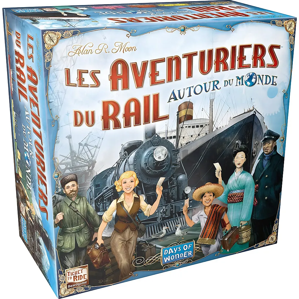 Days of Wonder Ttr Les Aventuriers DU Rail Autour DU Monde FR