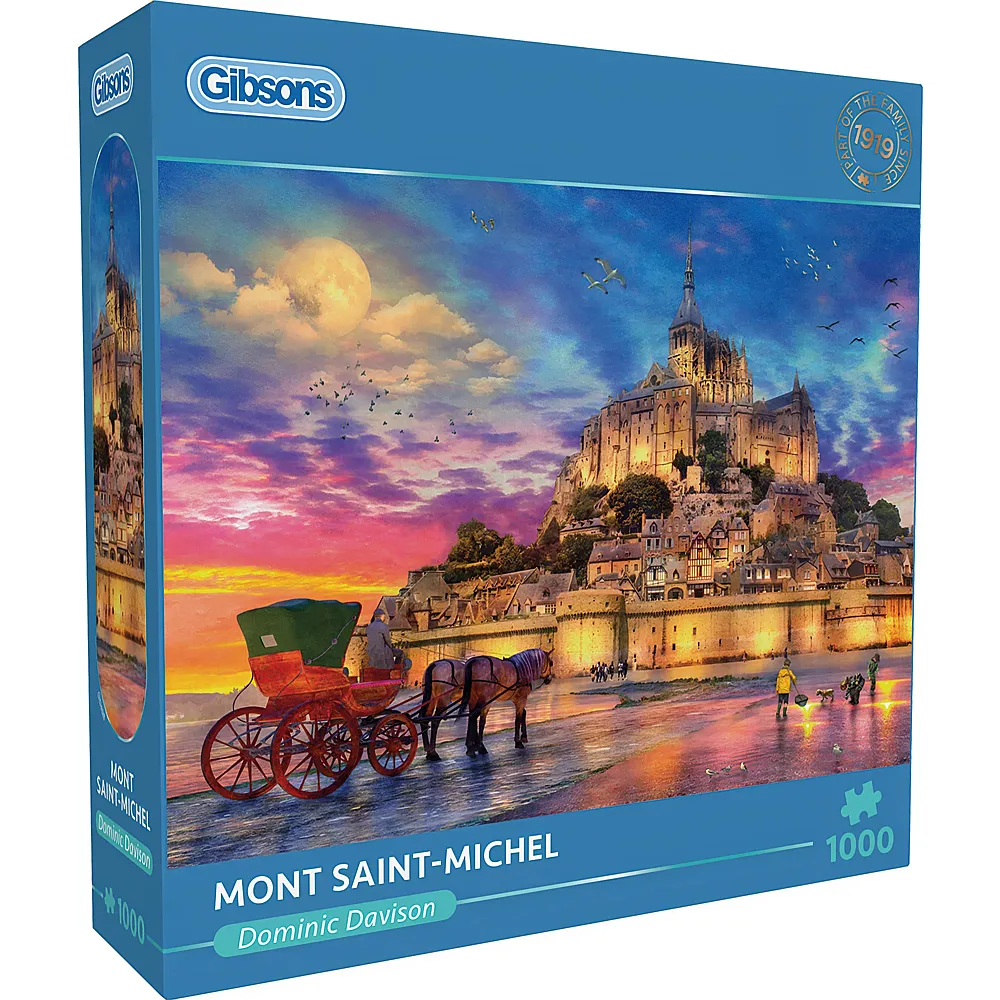 Gibsons Puzzle Dominic Davison Mont Saint-Michel 1000Teile