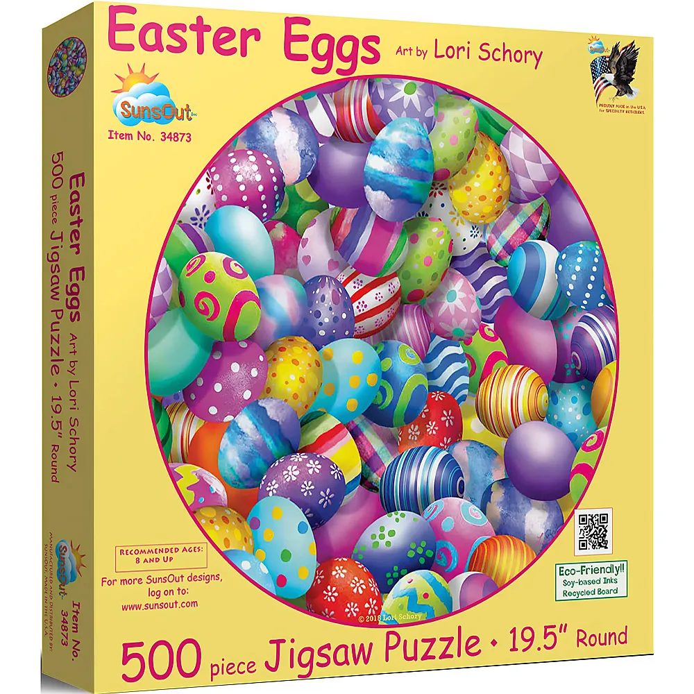 SunsOut Puzzle Lori Schory Easter Eggs - 500 Teile