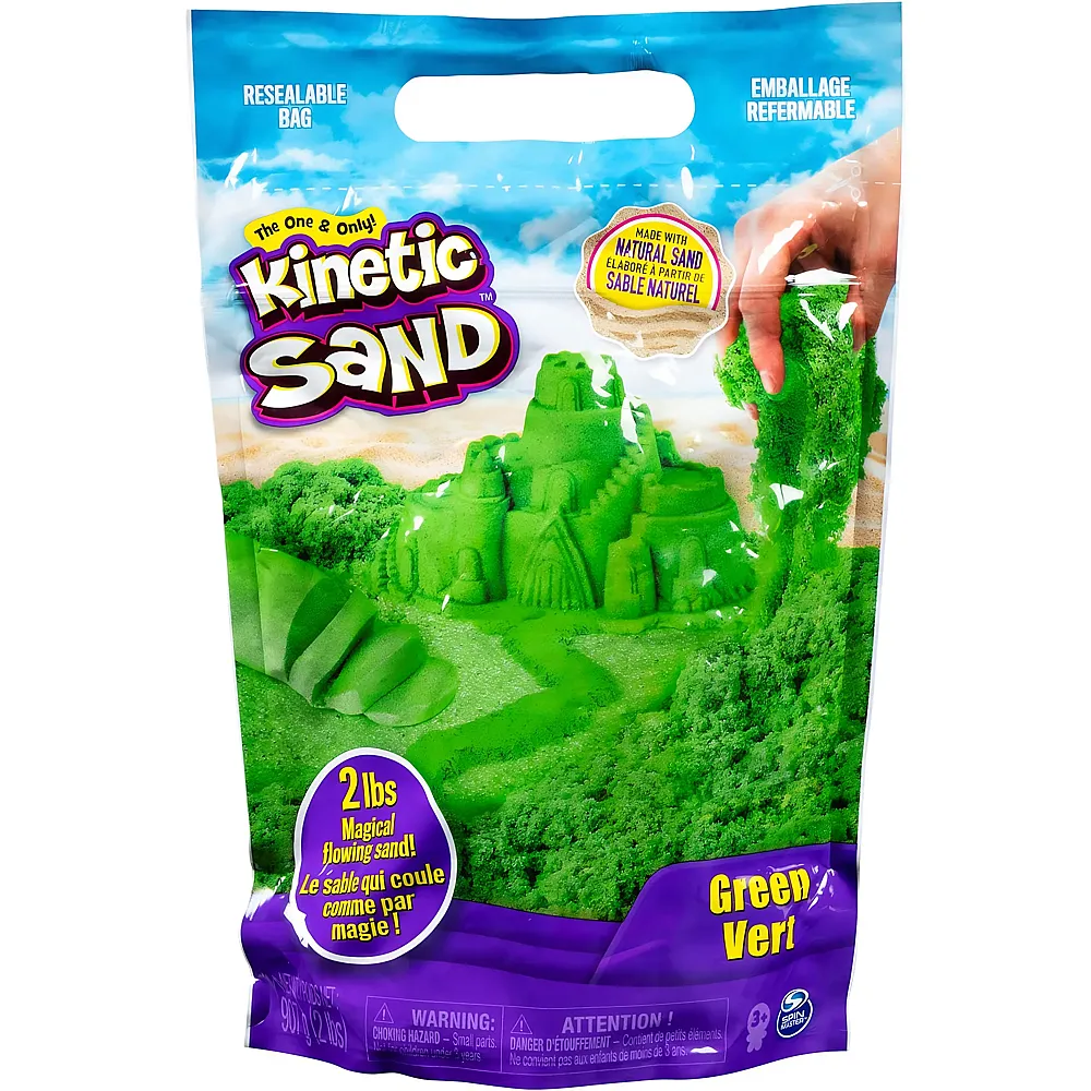 Spin Master Kinetic Sand Magischer Sand Gr�n - 907 g