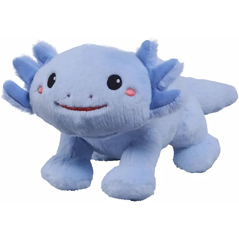 meinspielzeug - Bauer Pl�sch Axolotl Blau - 20 cm | Meerestiere Pl�sch