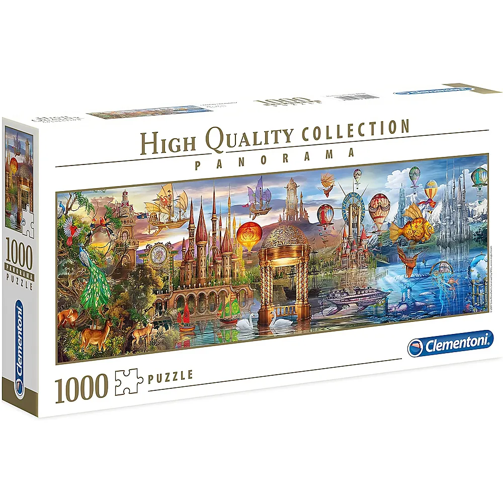 Clementoni Puzzle High Quality Collection Panorama Monde Fantastique - 1000 Teile