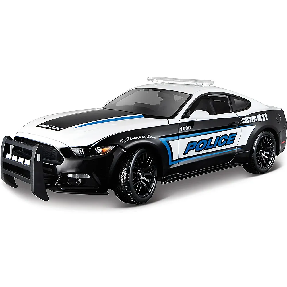 Maisto 1:18 Ford Mustang 2015 GT Police | Die-Cast Modelle