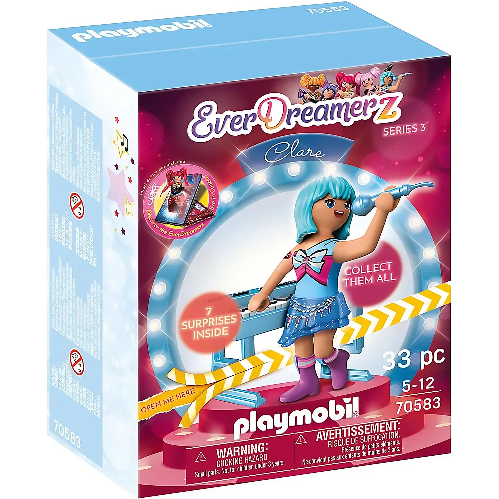 PLAYMOBIL EverDreamerz Series 3 Clare - Music World 70583