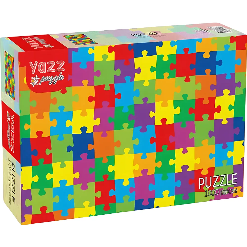 Yazz Puzzle Bunte Puzzleteile 1000Teile