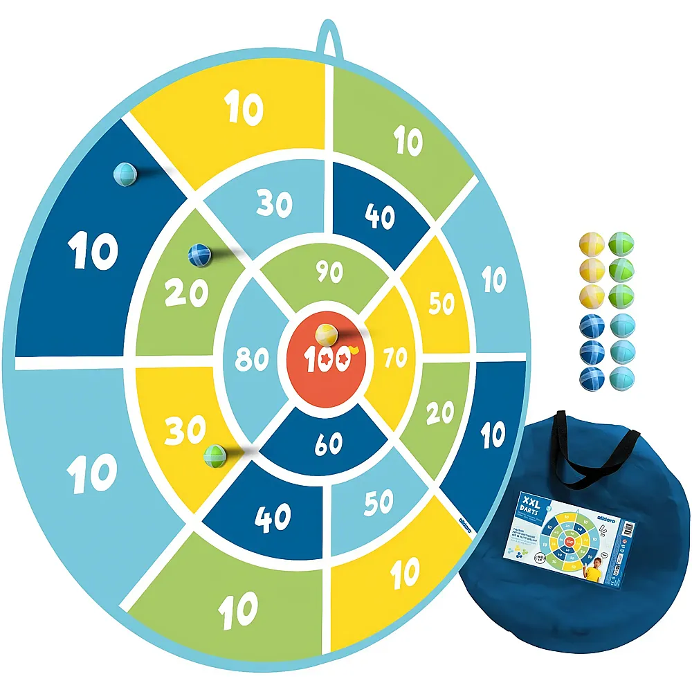 meinspielzeug - Alldoro XXL-Dartscheibe - 13 Teile | Wurfspiele