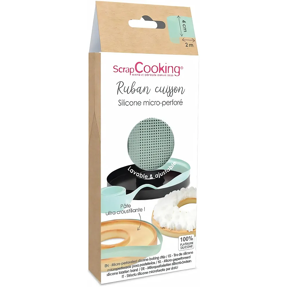 ScrapCooking Silikonband Microperforiert Kochen