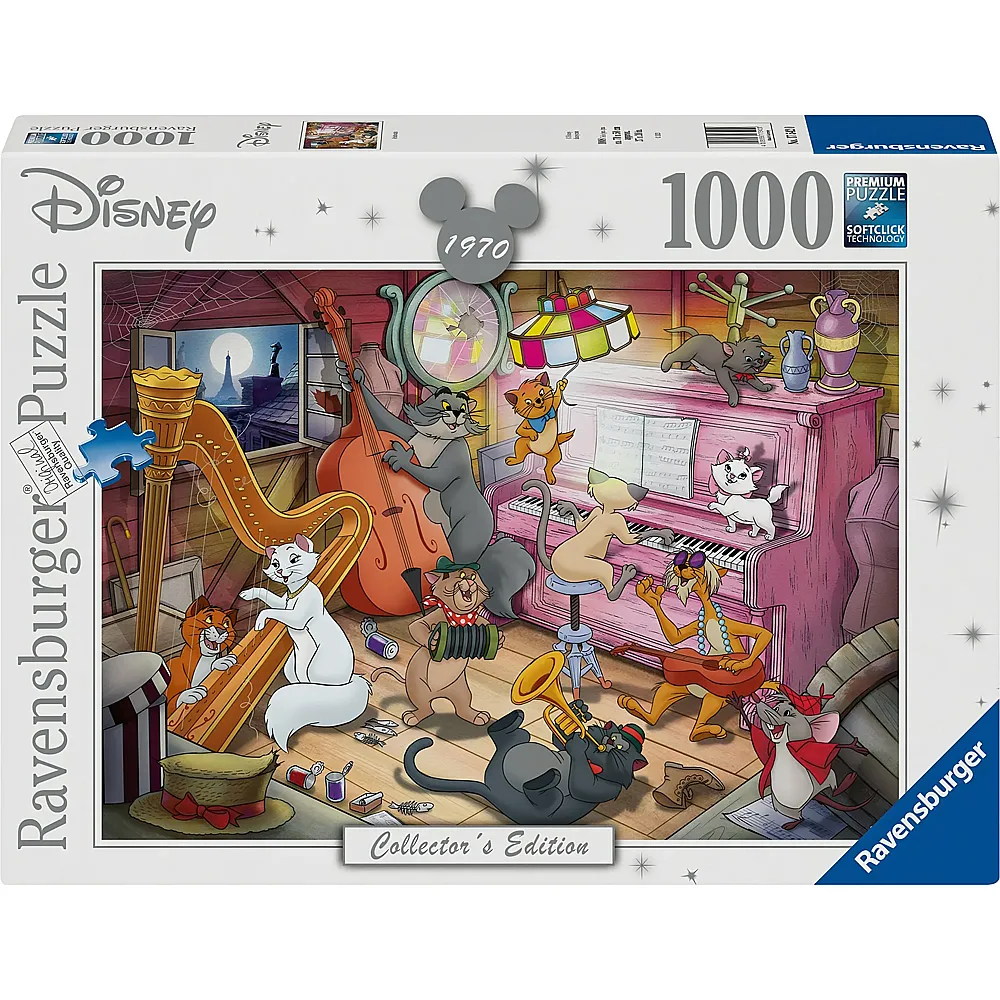 Ravensburger Puzzle Collector's Edition Aristocats 1000Teile
