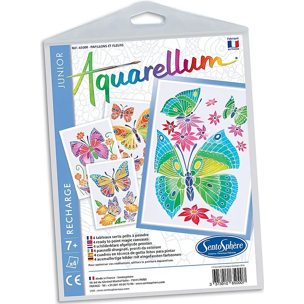 Sentosphere Aquarellum JR Nachf. Schmetterlinge & Blumen ml