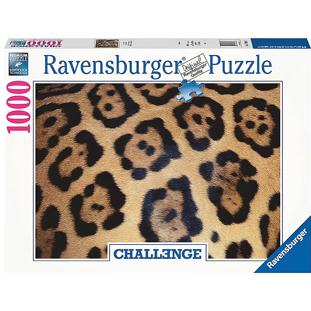 Ravensburger Puzzle Challenge Animal Print 1000Teile