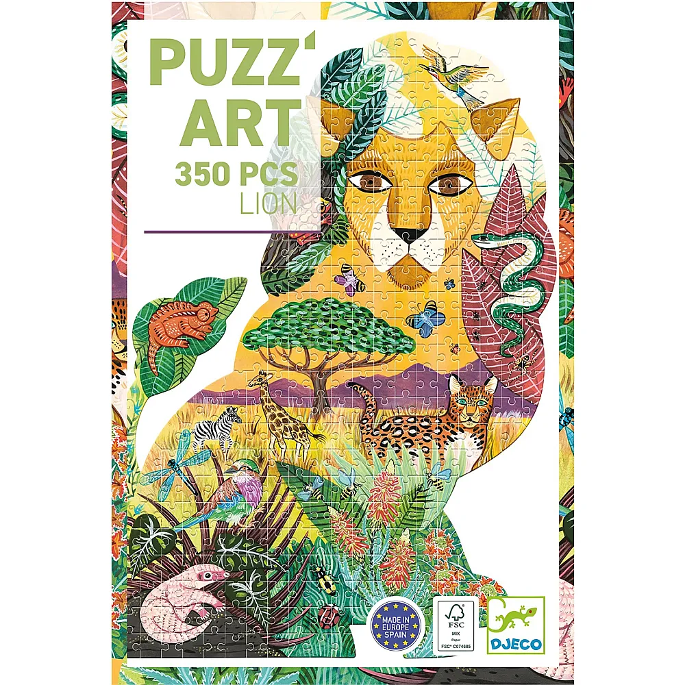 Djeco Puzzle Puzz'Art L�we - 350 Teile