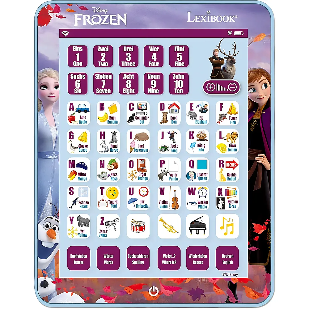 Lexibook Disney Frozen Lerntablett DE/ENG