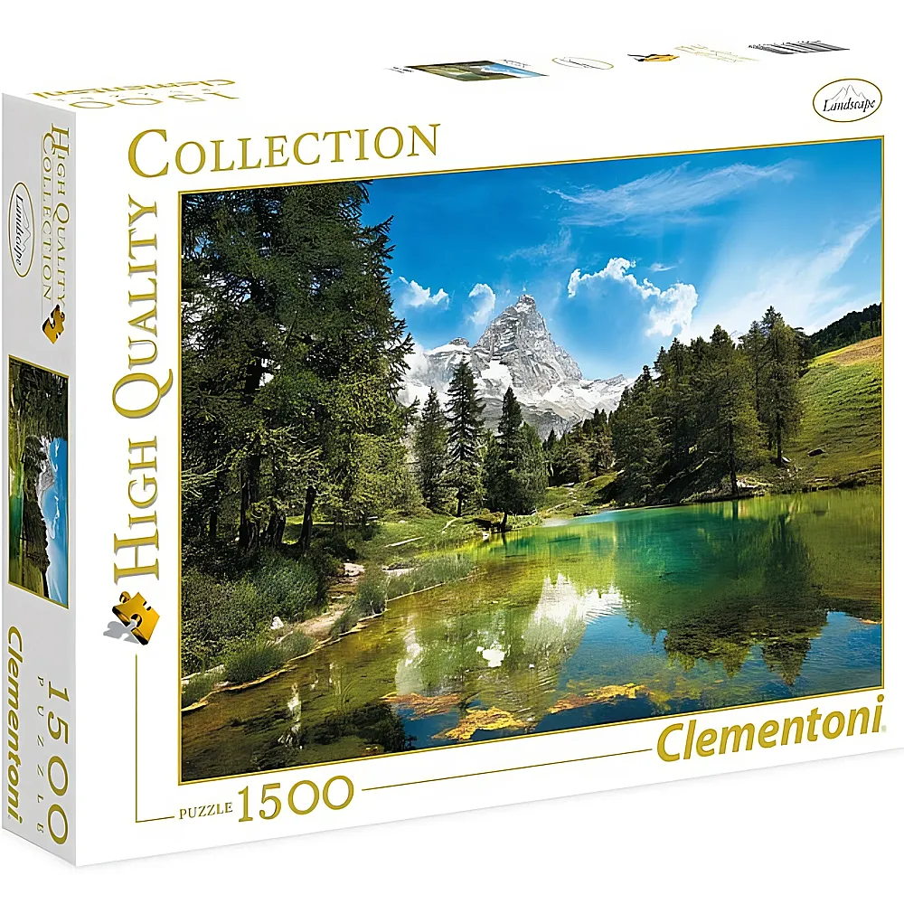 Clementoni Puzzle High Quality Collection Blausee 1500Teile