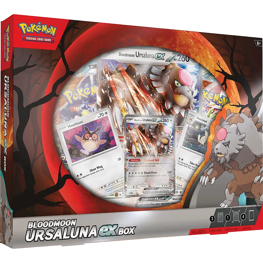 Pok�mon TCG Pok�mon Bloodmoon Ursaluna ex Box - Englisch