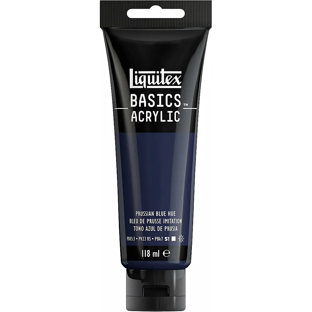 Liquitex Lqx Basics Acrylfarbe 118ml Tube Preussischblau Farbton