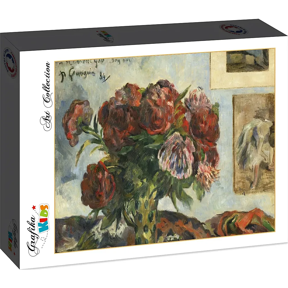 Grafika Puzzle Art Collection Paul Gauguin Grafika Kids Still Life with Peonies, 1884 - 12 Teile