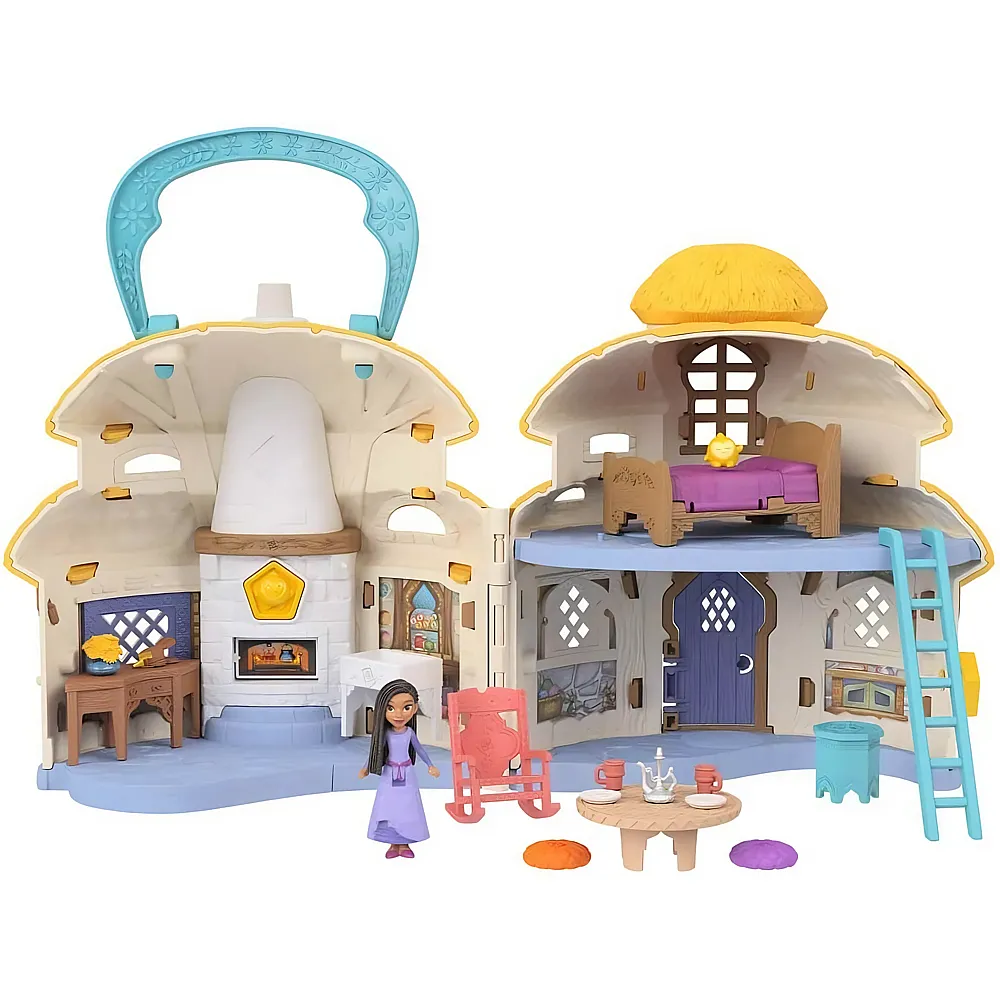 Mattel Disney Princess Disneys Wish Cottage Spielset mit Asha von Rosas