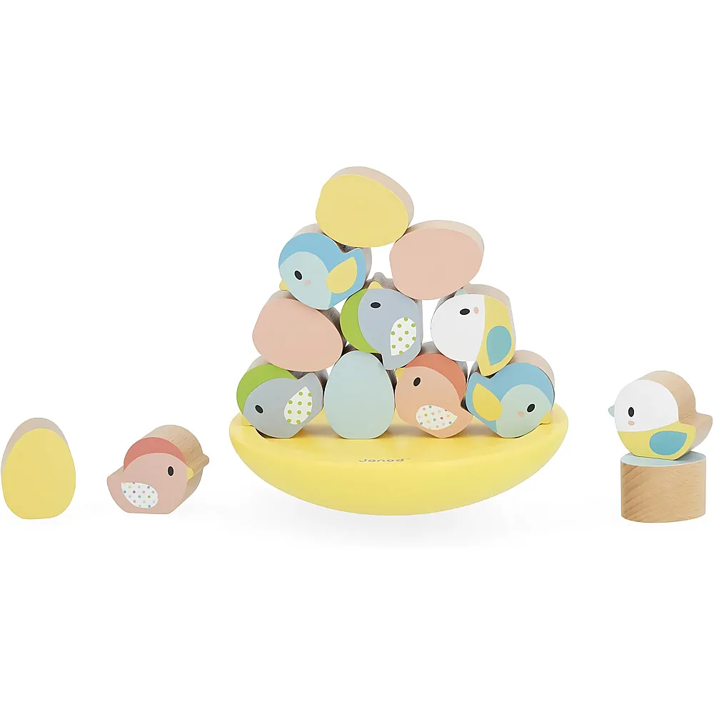 Janod Pure Vogel Balancierspiel