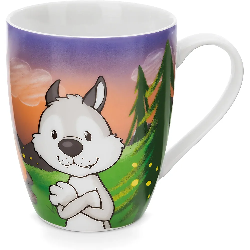 Nici Tasse Wolf / Streifenh�rnchen - 310 ml