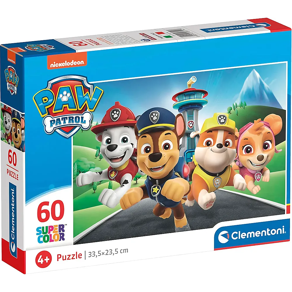 Clementoni Puzzle Supercolor Paw Patrol 60Teile