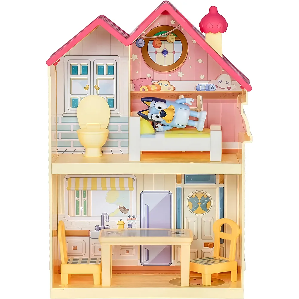 Moose Toys Bluey Mini-Spielhaus mit M�beln und Spielfigur