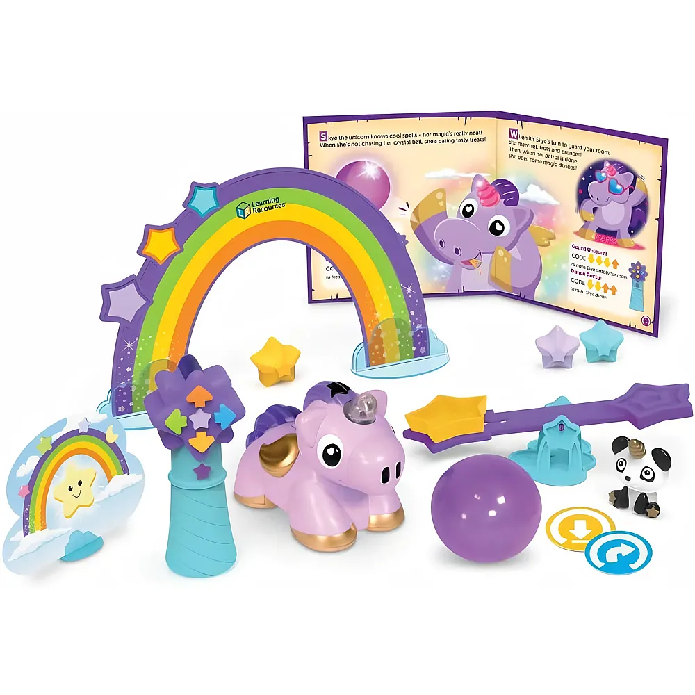 Learning Resources Coding Critters MagiCoders Skye, das Einhorn, Programmierspielzeug f�r Kinder, Mint-Spielzeug, Geschenke f�r Kinder ab
