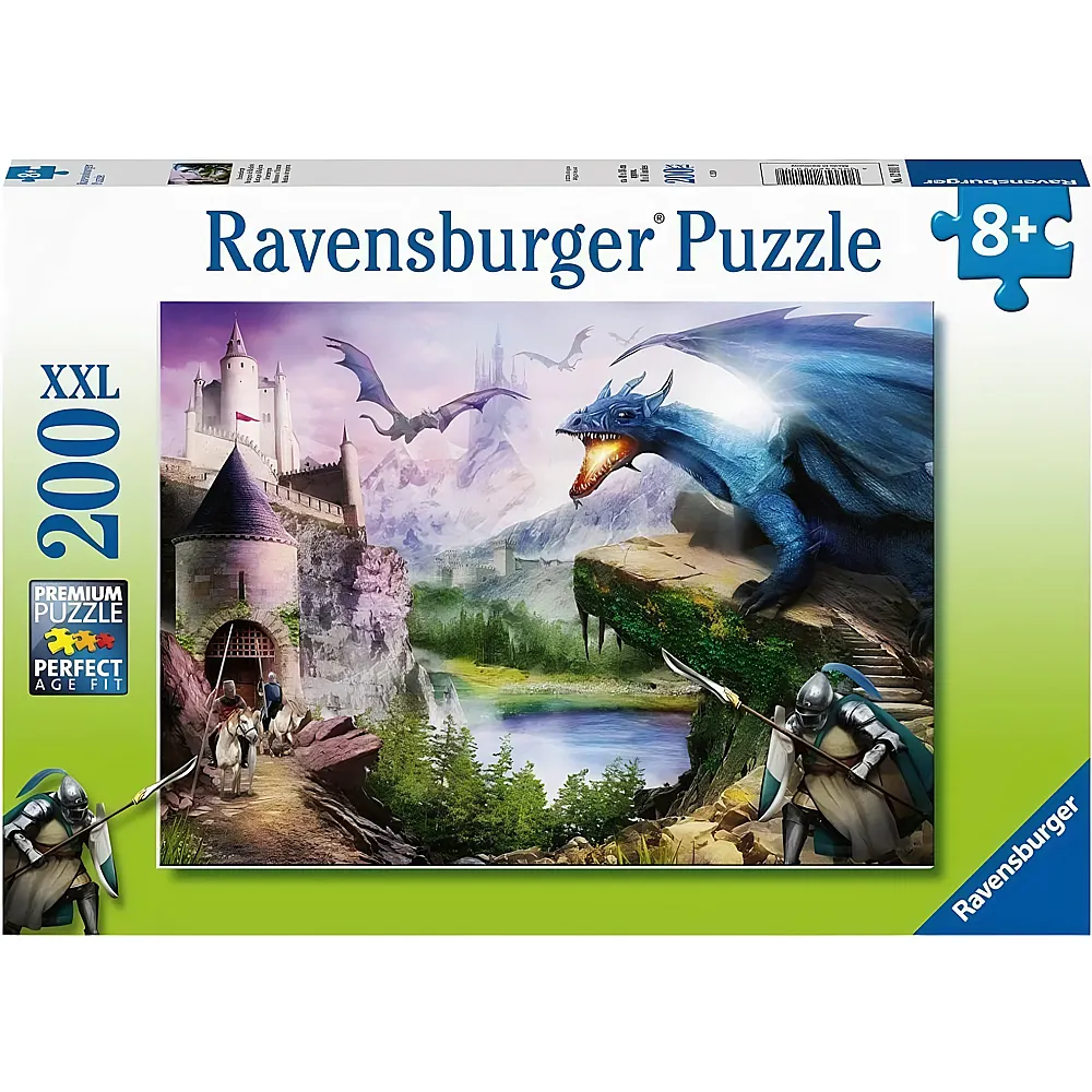 Ravensburger Puzzle 200 Teile XXL Teile - Castle and Dragon - Suche